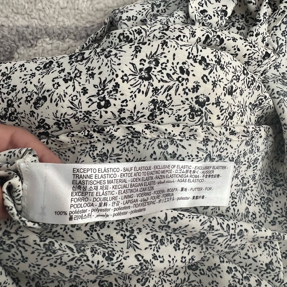 ZARA Floral Print Slip Dress - Picture 8 of 8